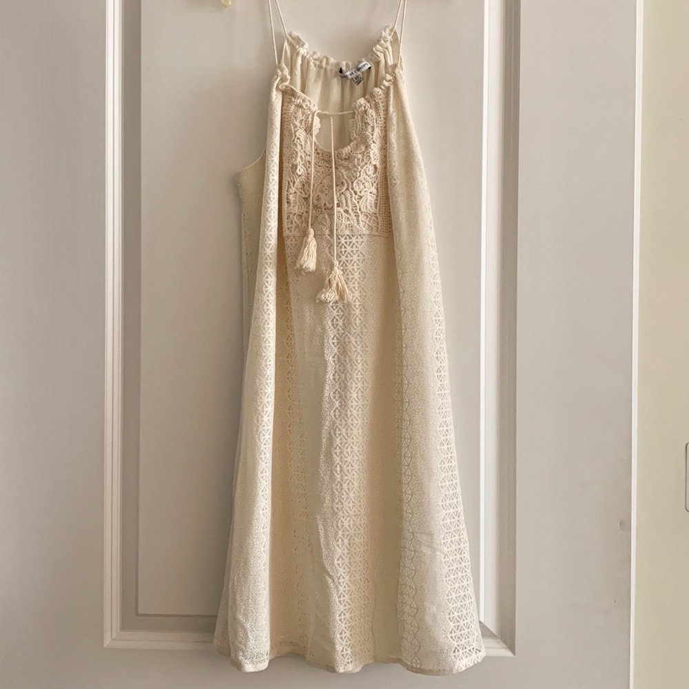 Cream Lace Dress